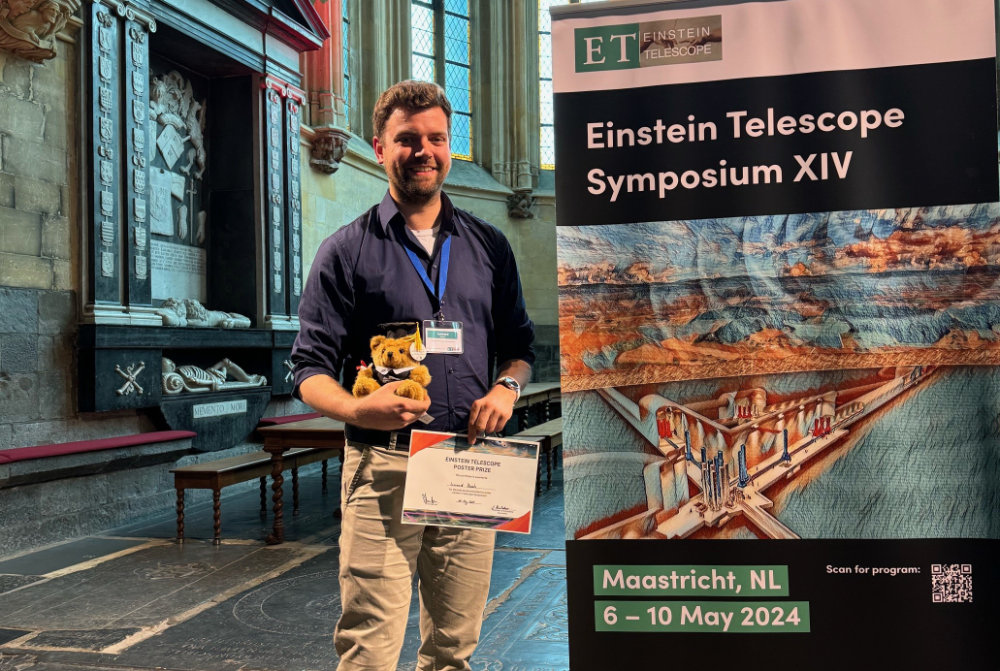 Posterpreis beim Einstein Telescope Symposium für Lennard Busch